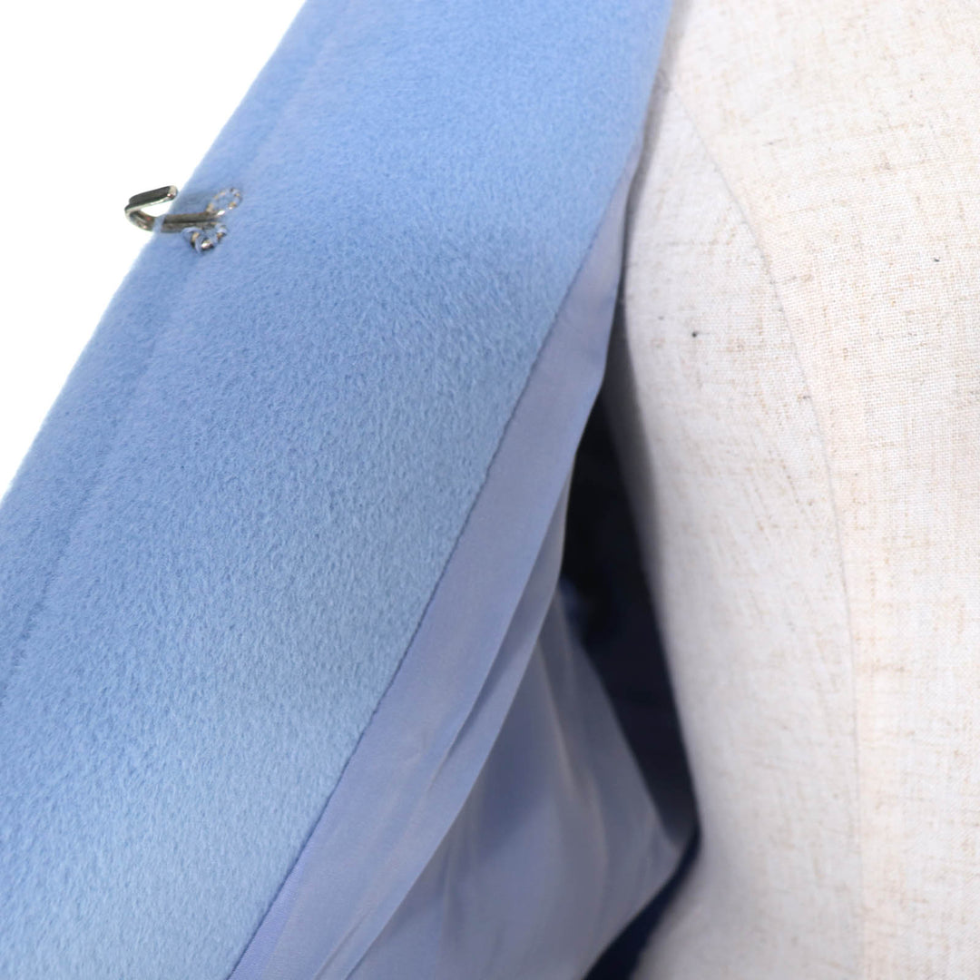 Excellent TAGLIATORE coat No color Light blue Angola Women 40 TESSA