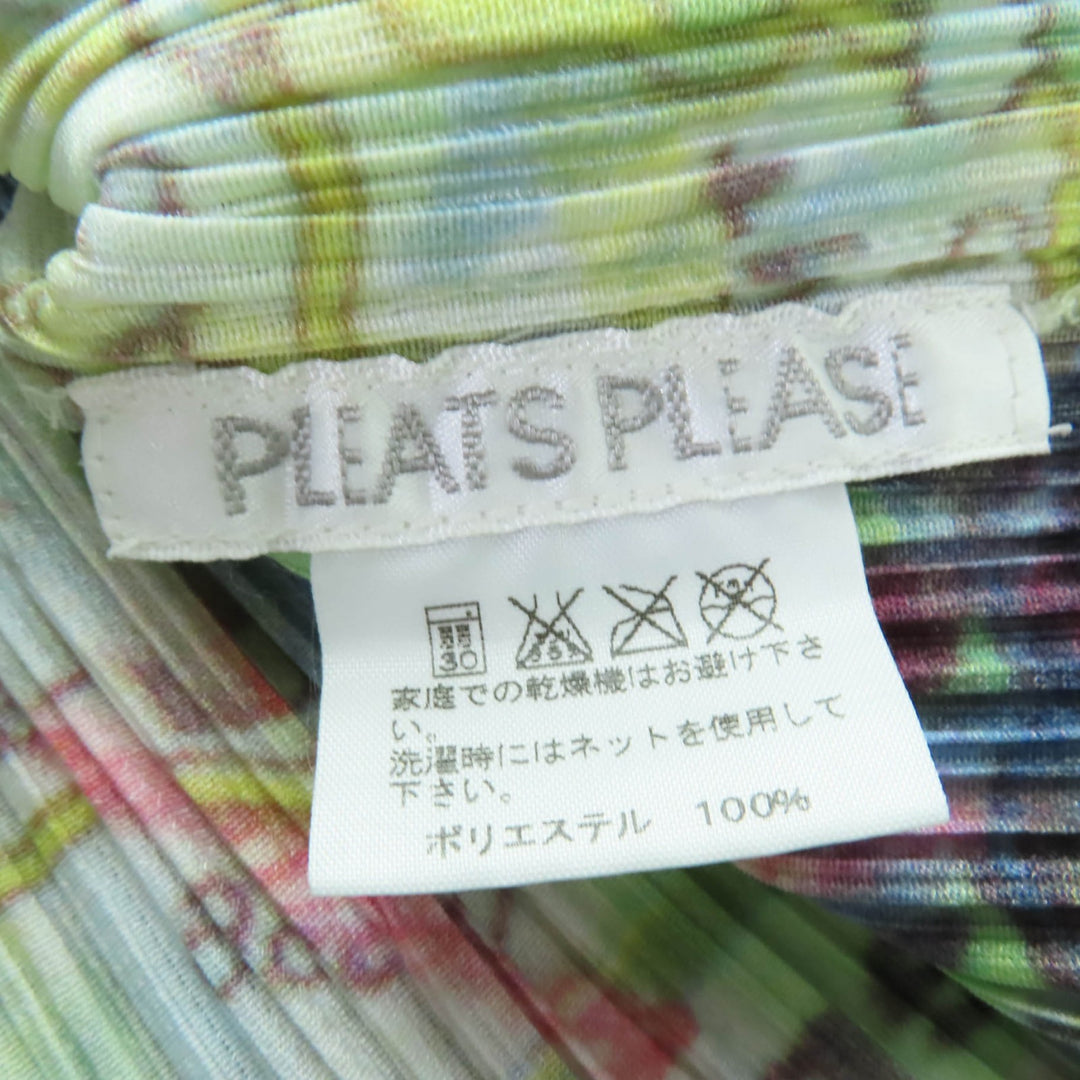 Excellent PLEATS PLEASE Long sleeve shirt Paris Map Pattern Women 3 PP51-JJ803