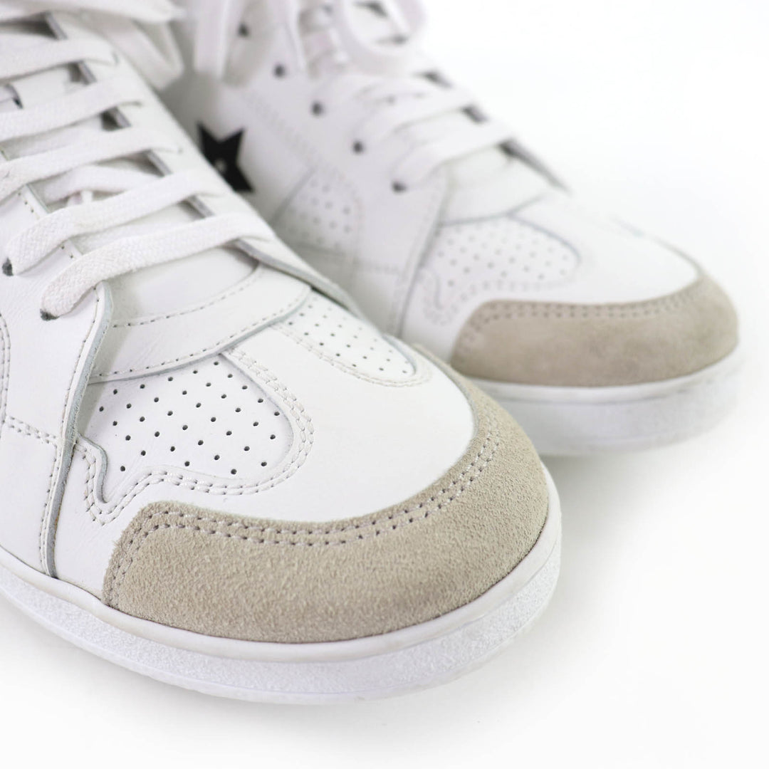 Great Christian Dior High cut sneakers DIOR STAR white leather Women 36.5