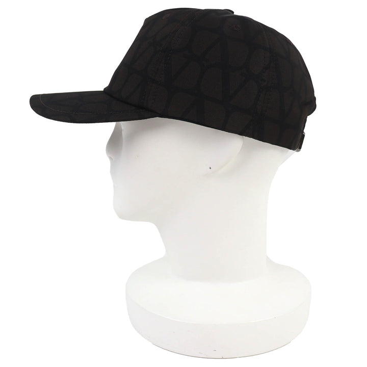 Pristine Valentino Garavani V Logo Signature Hat Baseball Cap silk 2Y0HDA10STB