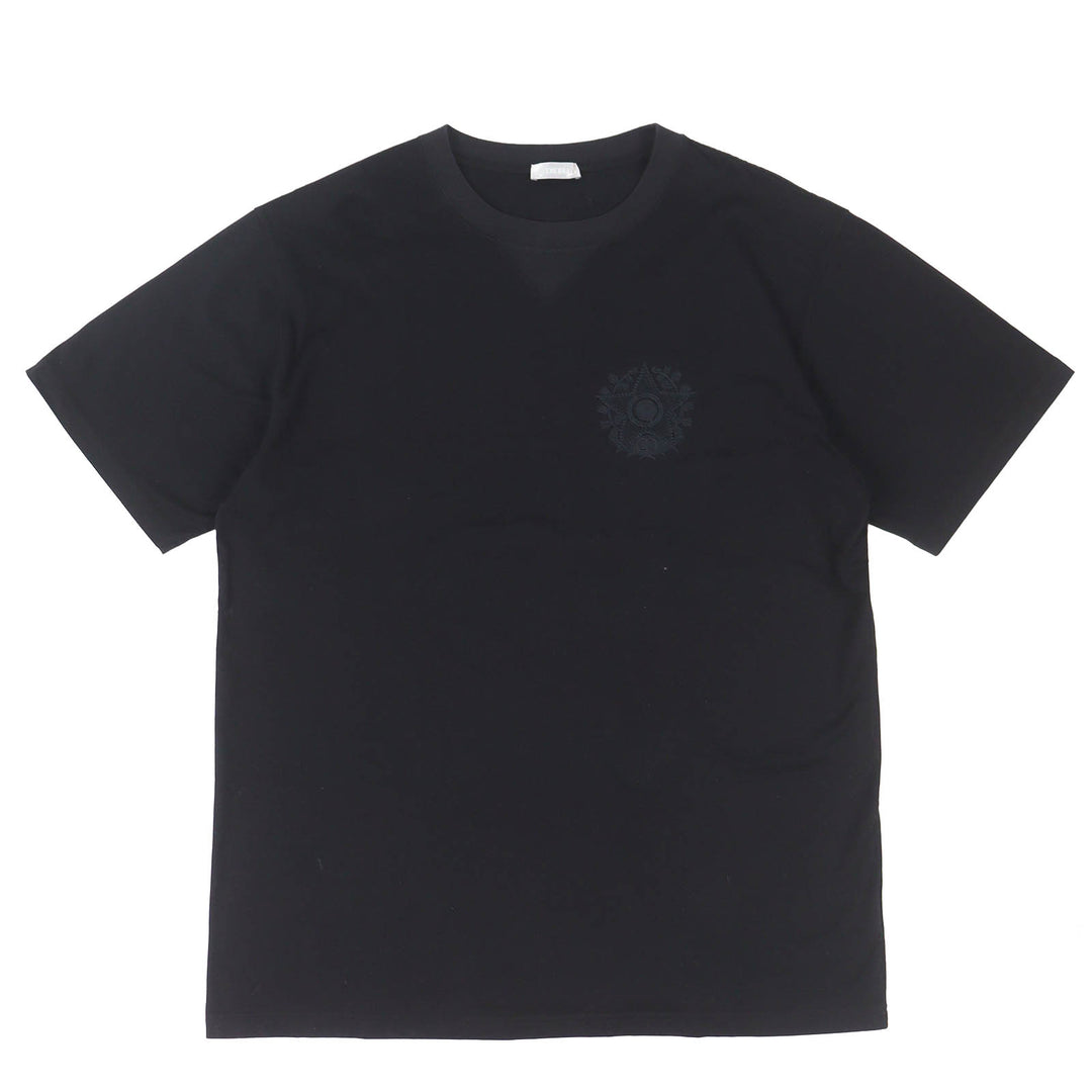 Great DIOR Short sleeve T-shirt Star logo embroidered crew neck XXL 243J685C0677