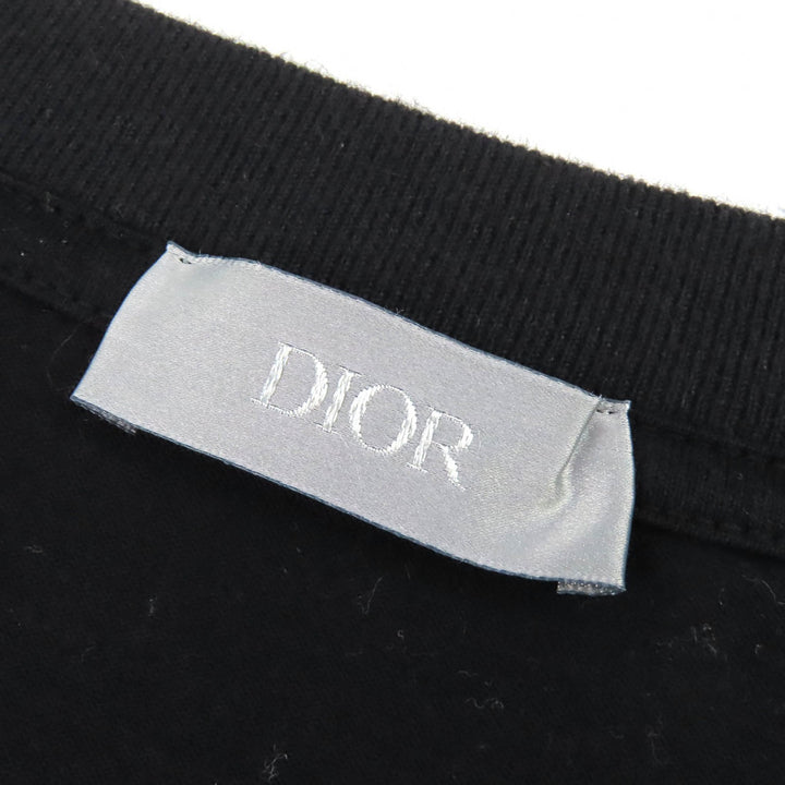 Great DIOR Short sleeve T-shirt Star logo embroidered crew neck XXL 243J685C0677