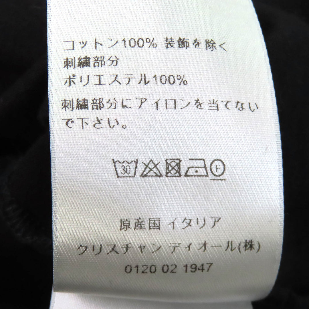 Great DIOR Short sleeve T-shirt Star logo embroidered crew neck XXL 243J685C0677