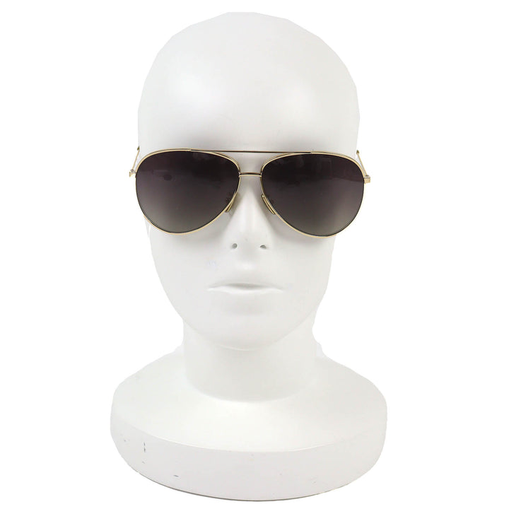 Excellent CELINE sunglasses Two Bridges Teardrop gold cotton mens CL40062U