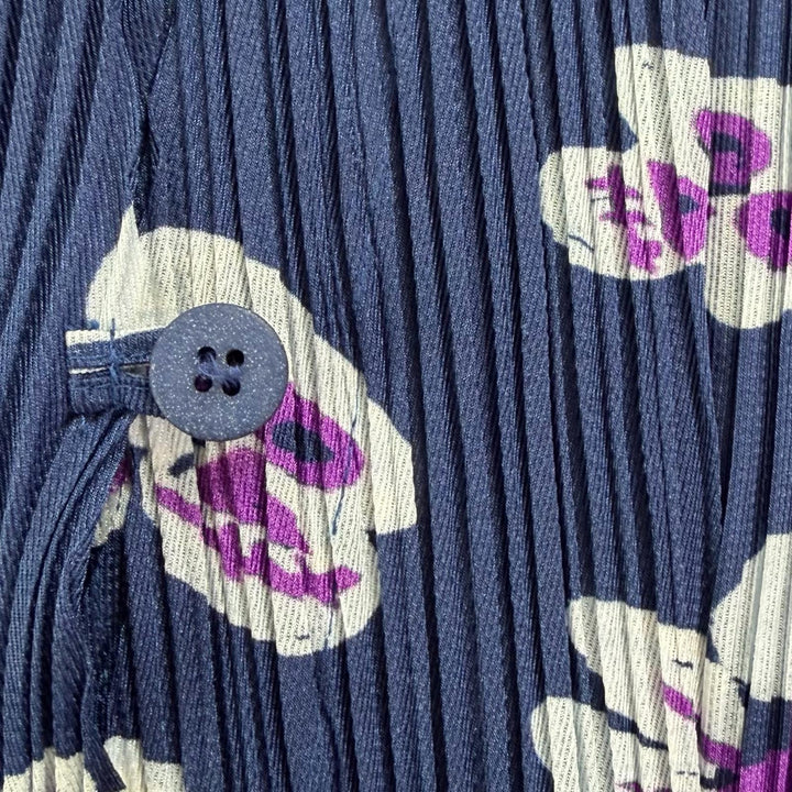 Excellent PLEATS PLEASE cardigan Navy polyester Women 4 PP13-JO724