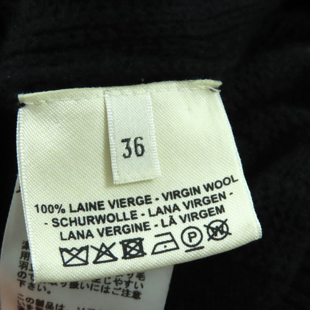 Excellent HERMES one piece black wool Women 36