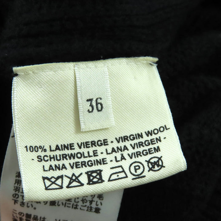 Excellent HERMES one piece black wool Women 36