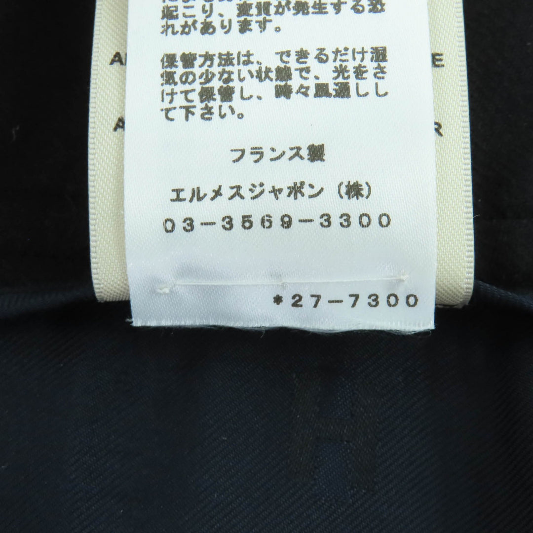Excellent HERMES skirt black wool Women 38 2H0304DN