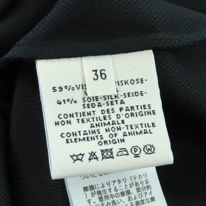 Excellent HERMES one piece black Rayon Women 36