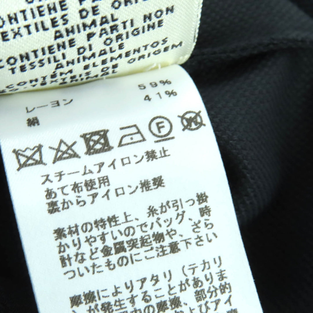 Excellent HERMES one piece black Rayon Women 36