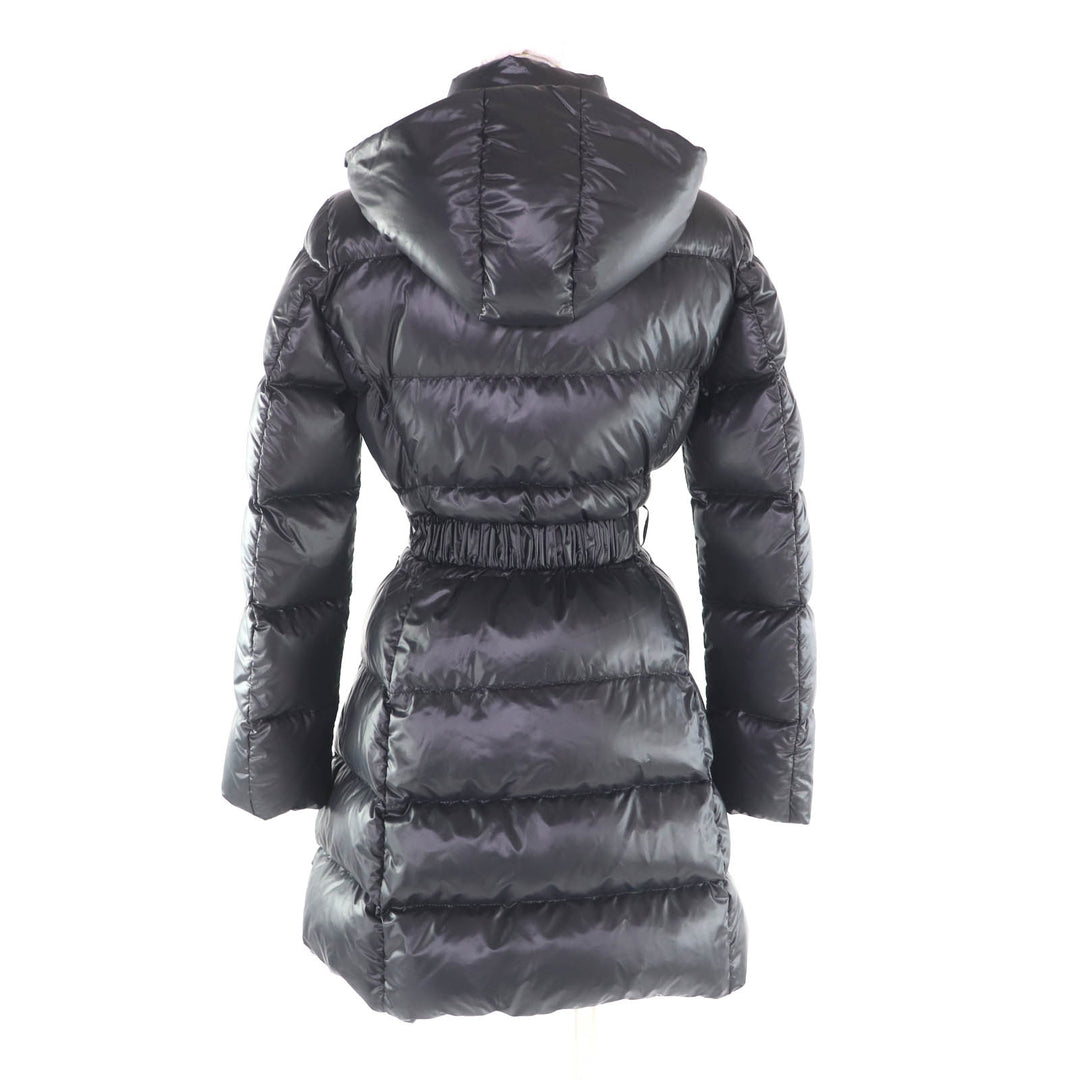 Excellent VERSACE down coat black polyester Women 36 1007656