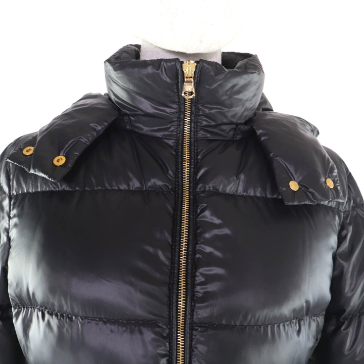 Excellent VERSACE down coat black polyester Women 36 1007656