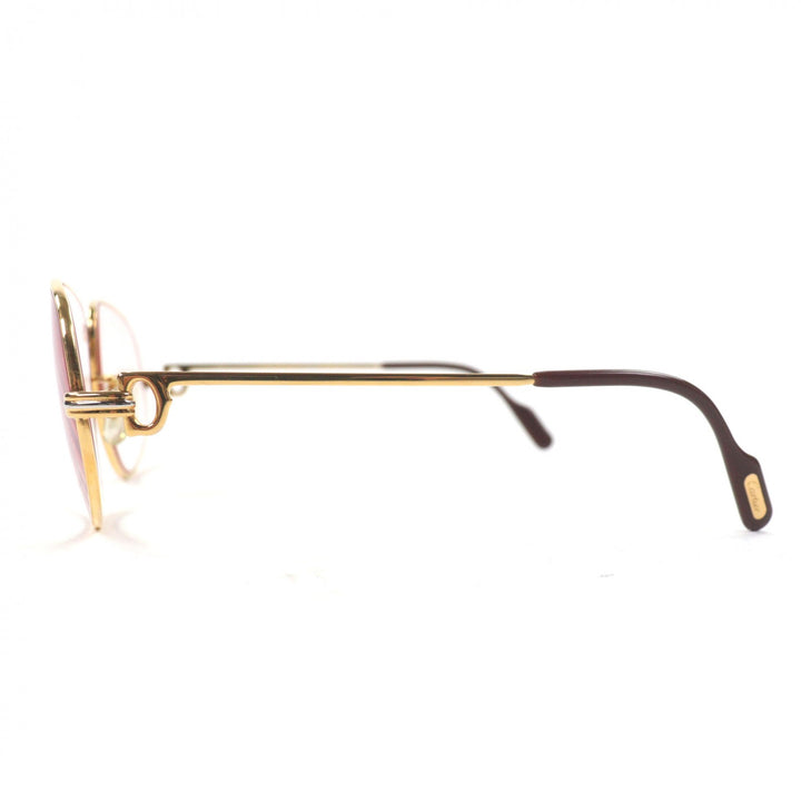 Excellent Cartier sunglasses Trinity Logo Metal Eyewear gold mens
