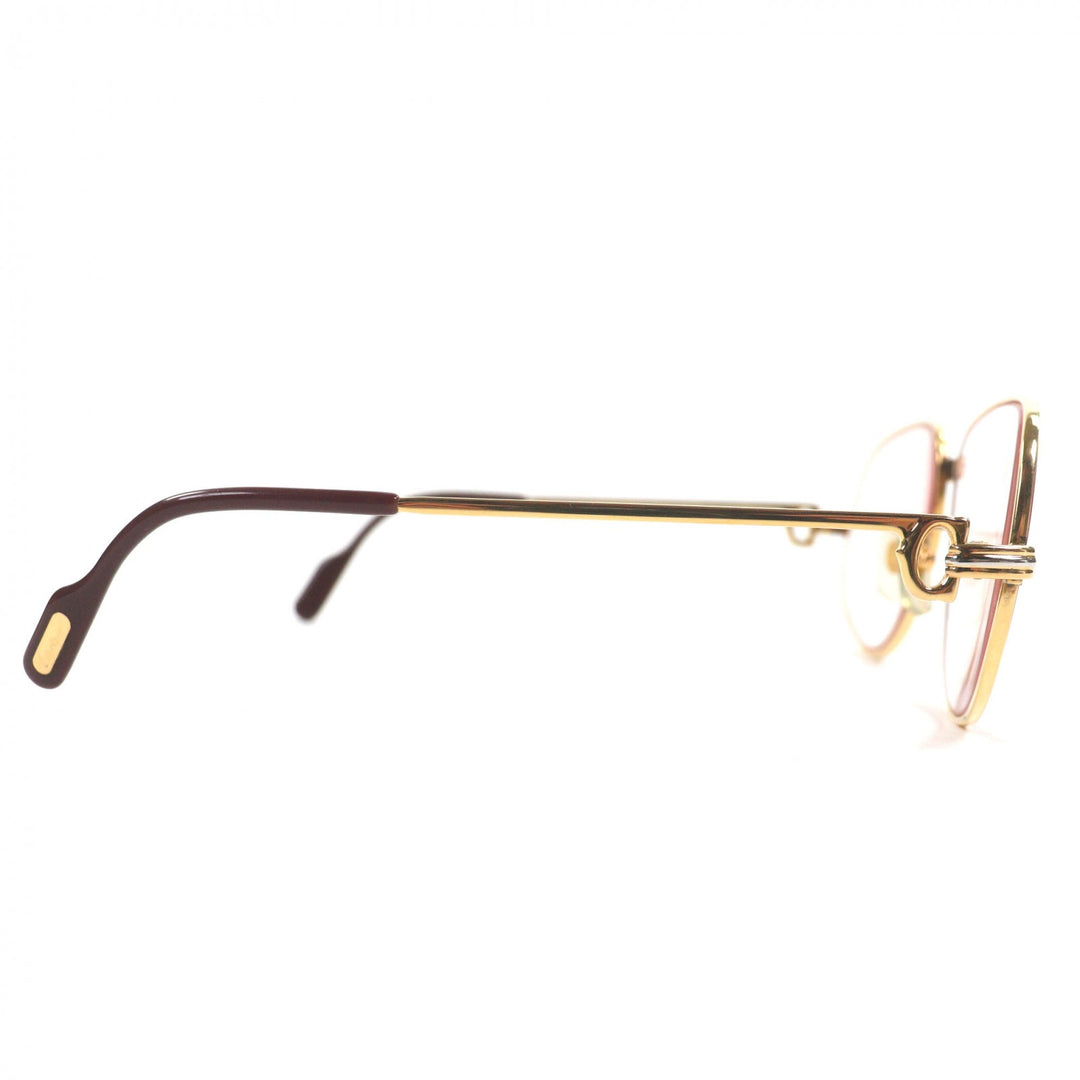 Excellent Cartier sunglasses Trinity Logo Metal Eyewear gold mens