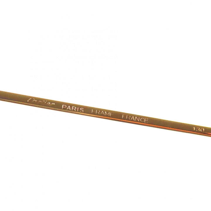 Excellent Cartier sunglasses Trinity Logo Metal Eyewear gold mens