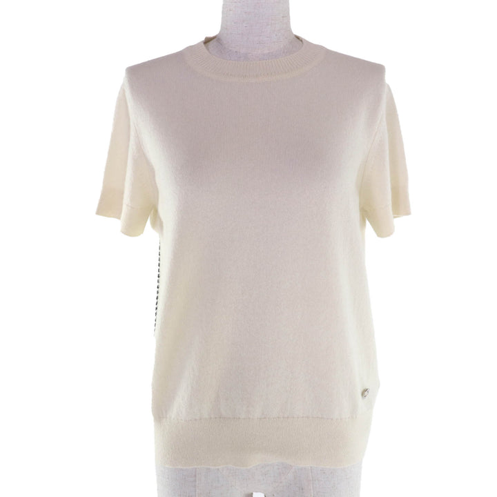 Pristine HERMES knit white cashmere Women 40 2E26358D1