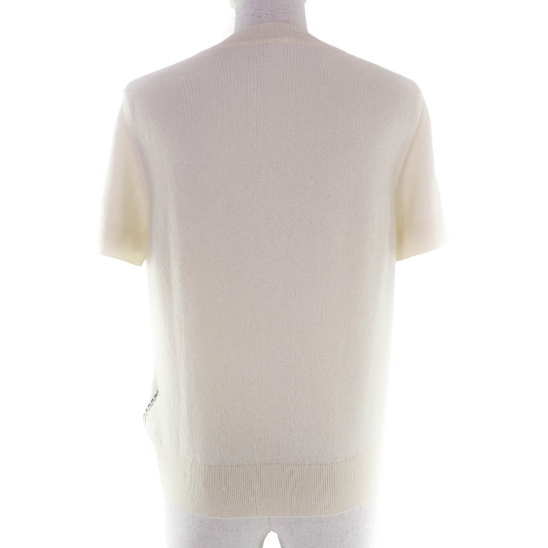 Pristine HERMES knit white cashmere Women 40 2E26358D1
