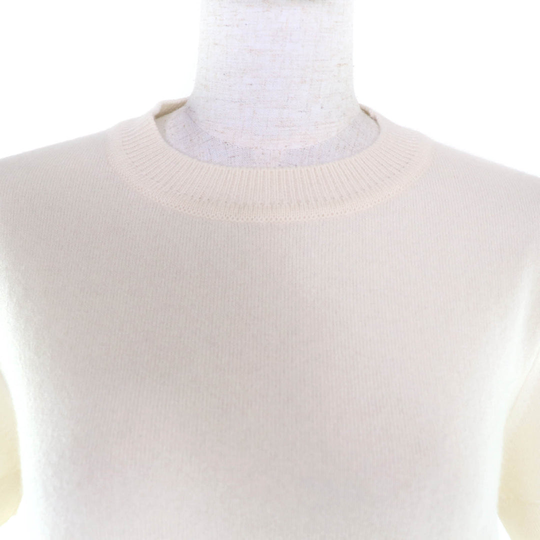 Pristine HERMES knit white cashmere Women 40 2E26358D1