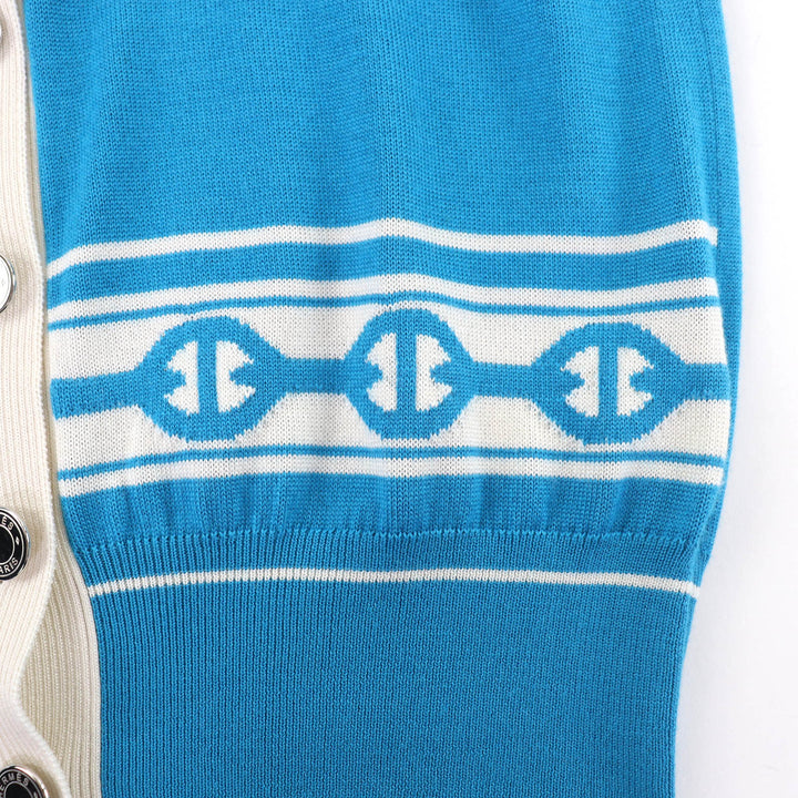 Excellent HERMES cardigan blue cashmere Women 38