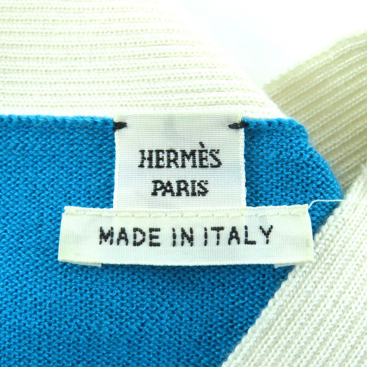Excellent HERMES cardigan blue cashmere Women 38