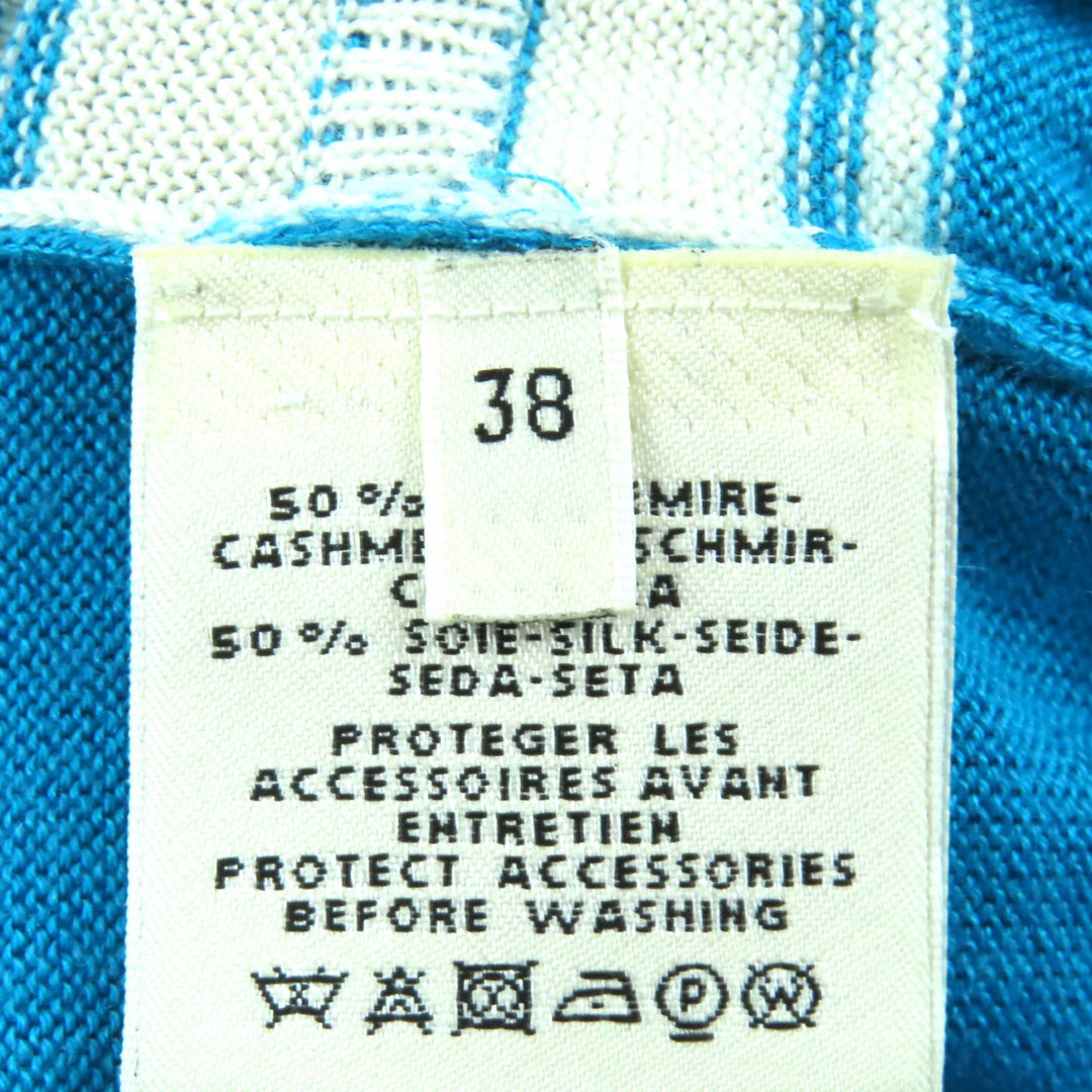Excellent HERMES cardigan blue cashmere Women 38
