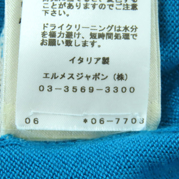 Excellent HERMES cardigan blue cashmere Women 38