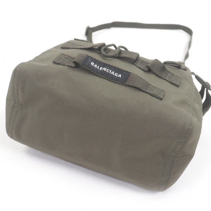Great BALENCIAGA Shoulder Bag ARMY 2WAY handbag khaki