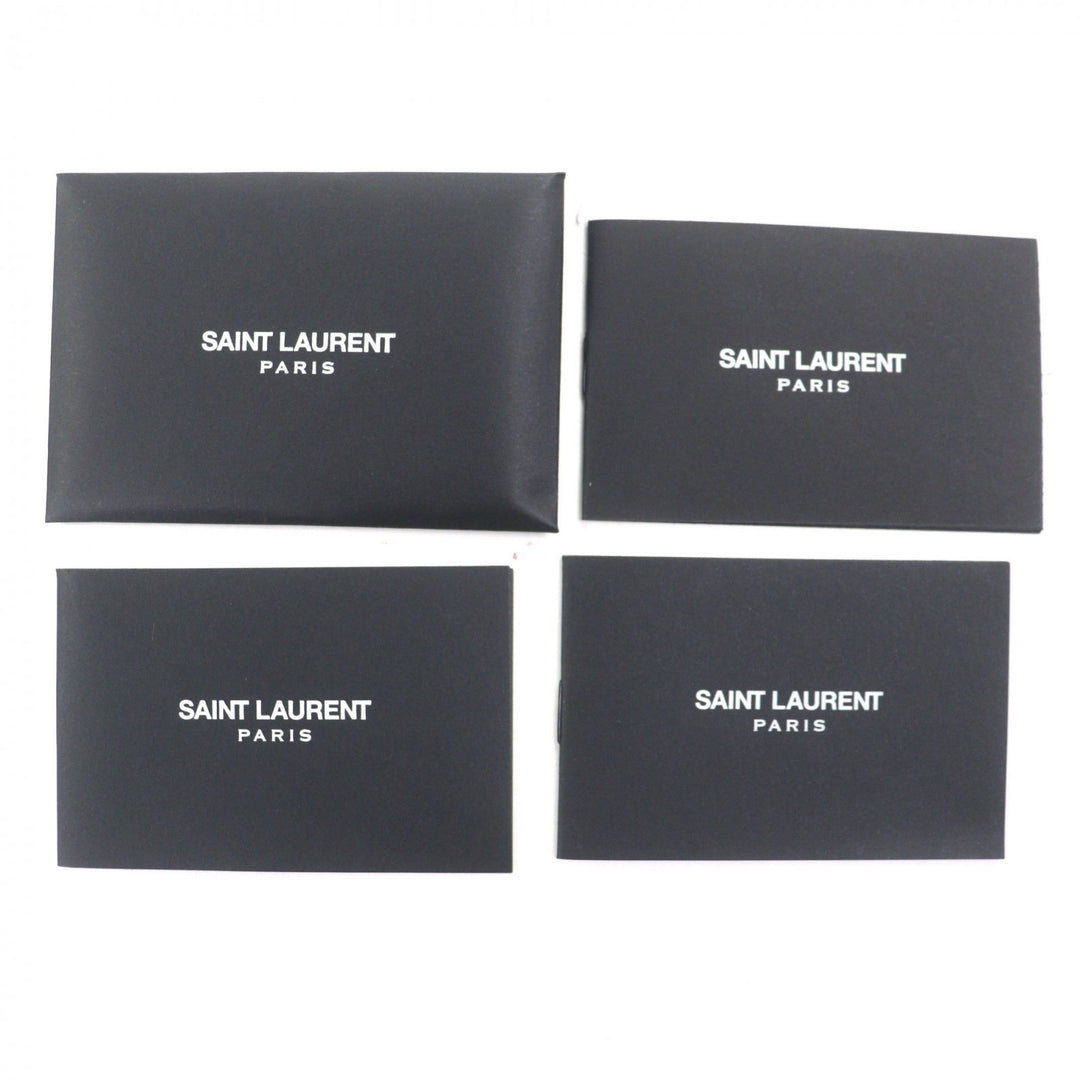 Excellent SAINT LAURENT PARIS Sling bag Embroidery black Nylon mens 758258