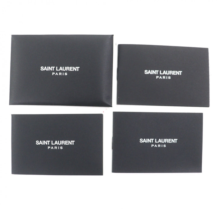 Excellent SAINT LAURENT PARIS Sling bag Embroidery black Nylon mens 758258