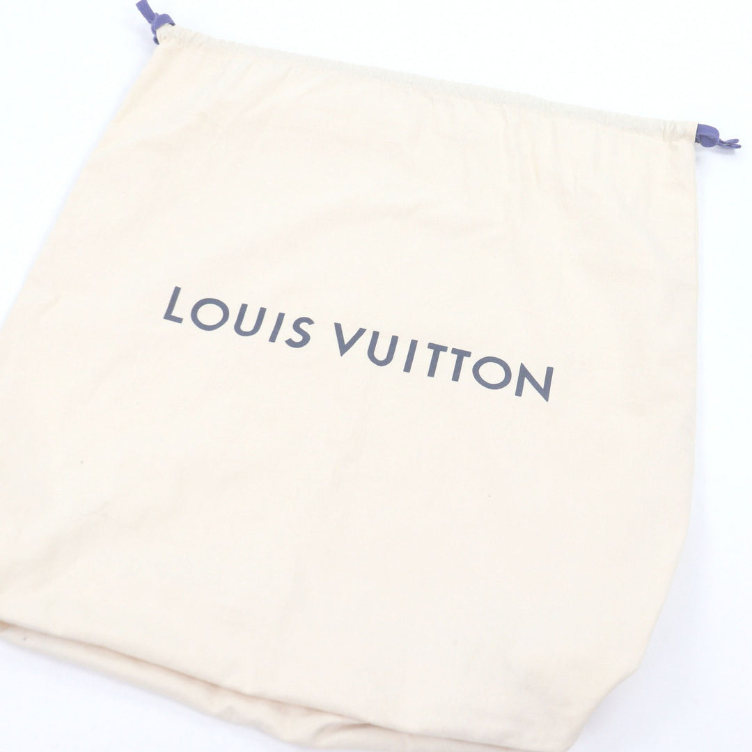 Great LOUIS VUITTON Carry Bag Horizon 55 LV Remix Monogram Denim Indigo blue