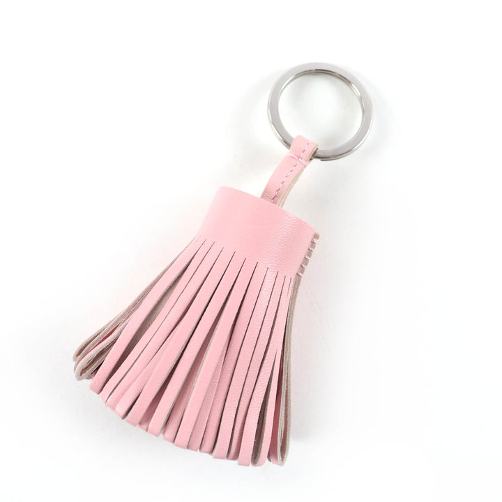 Excellent HERMES Bag charm Carmen Key ring pink Anyo Miro Women