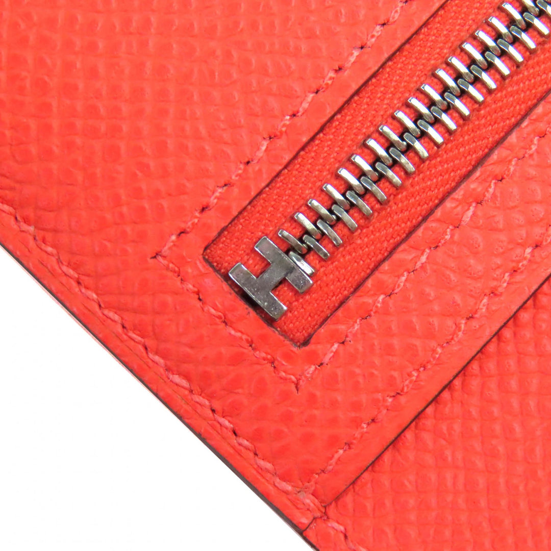 Great HERMES Bifold Wallet New H Passant Compactwallet Epsom Leather H085779CKG0