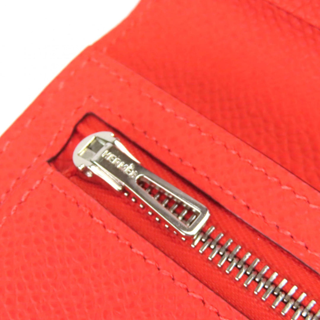 Great HERMES Bifold Wallet New H Passant Compactwallet Epsom Leather H085779CKG0