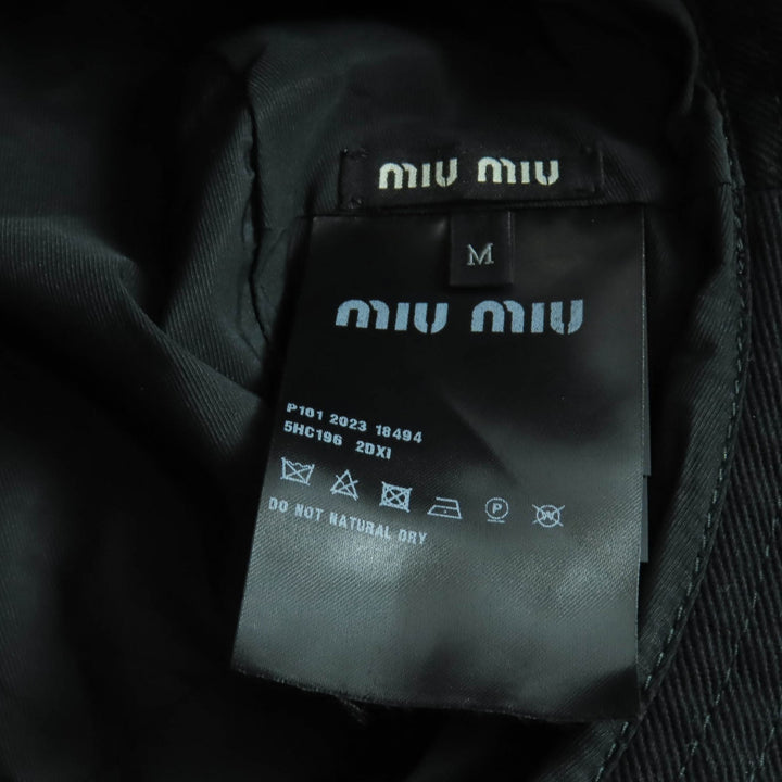 Excellent MIUMIU hat black cotton Women M 5HC196