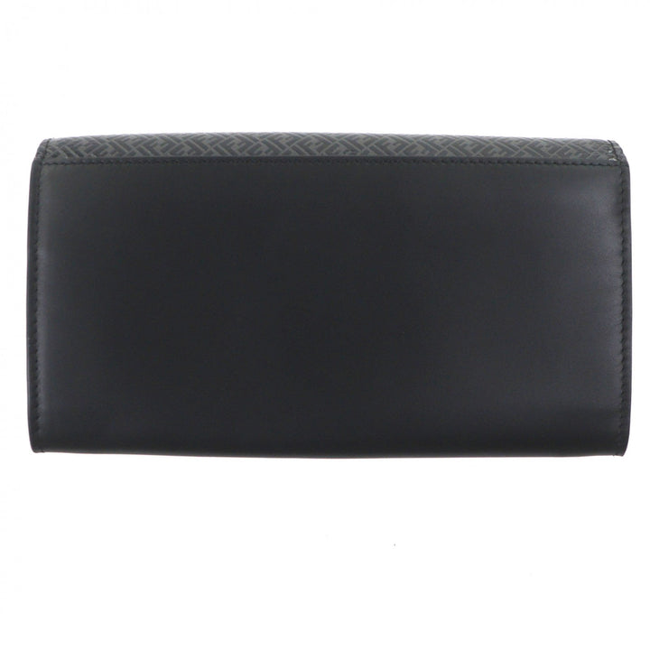 Excellent FENDI Purse black leather mens 7M0264