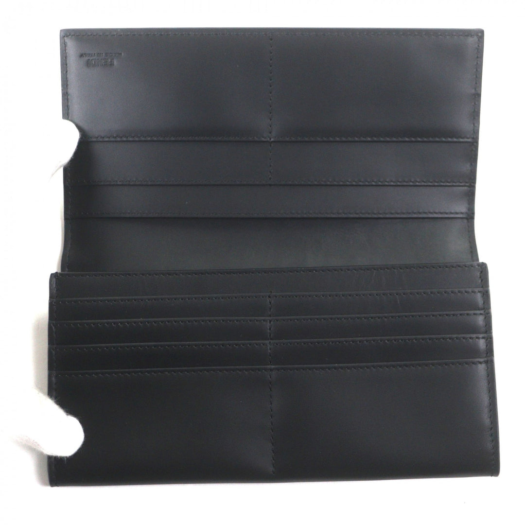 Excellent FENDI Purse black leather mens 7M0264