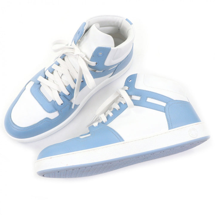 Great HERMES High cut sneakers inject Serie motif H logo Light blue