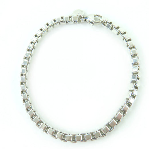 Great TIFFANY&Co. bracelet Venetian bracelet Overall length 7.5 "" Silver AG925