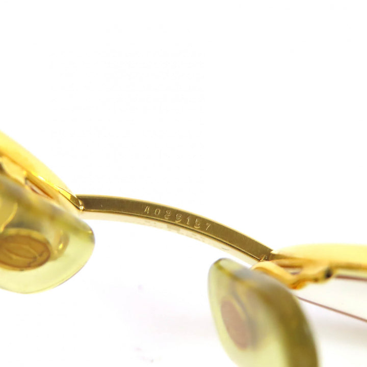 Great Cartier Glasses Trinity 2P Blue Gemstone gold mens