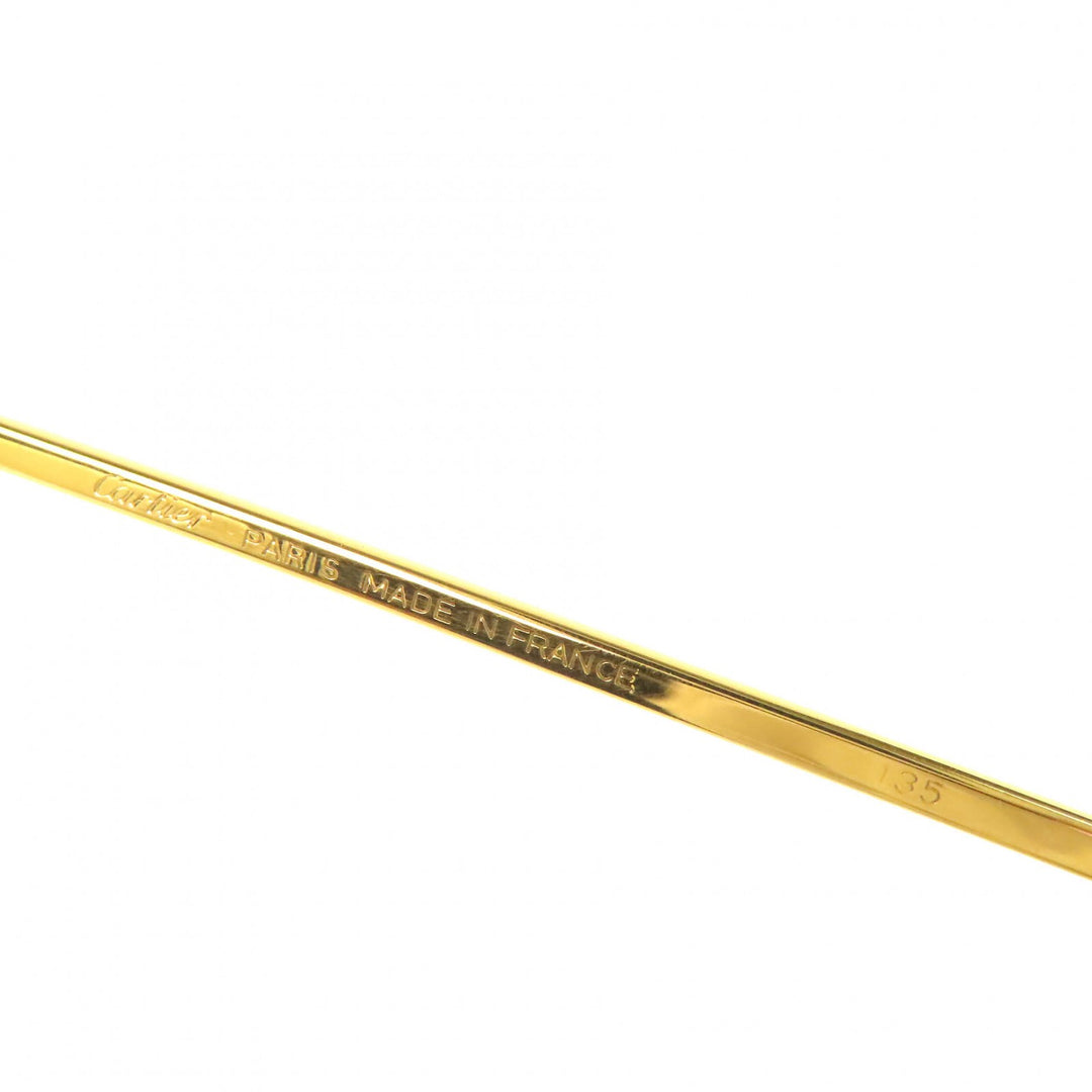 Great Cartier Glasses Trinity 2P Blue Gemstone gold mens