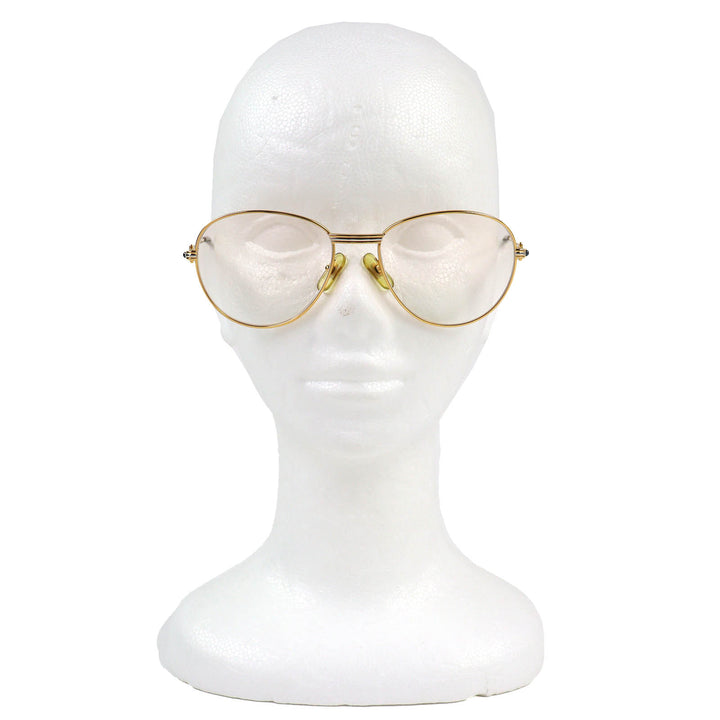 Great Cartier Glasses Trinity 2P Blue Gemstone gold mens