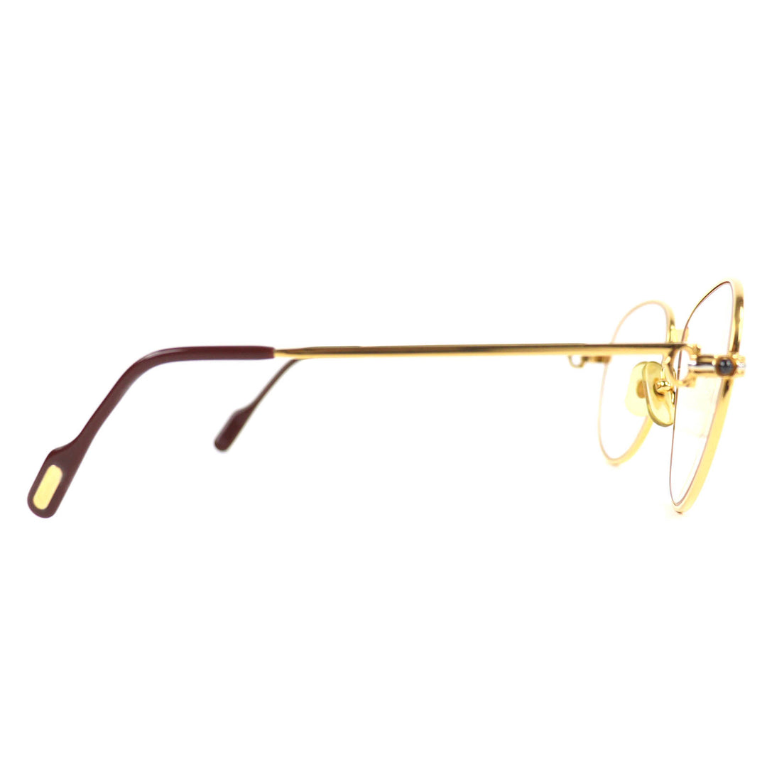 Great Cartier Glasses Trinity 2P Blue Gemstone gold mens