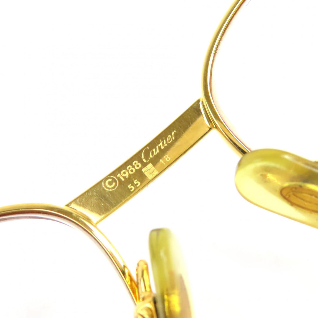 Great Cartier Glasses Trinity 2P Blue Gemstone gold mens