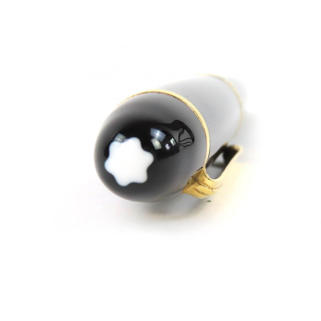 Very Good MONTBLANC fountain pen Meisterstück 149 white star black 18K mens