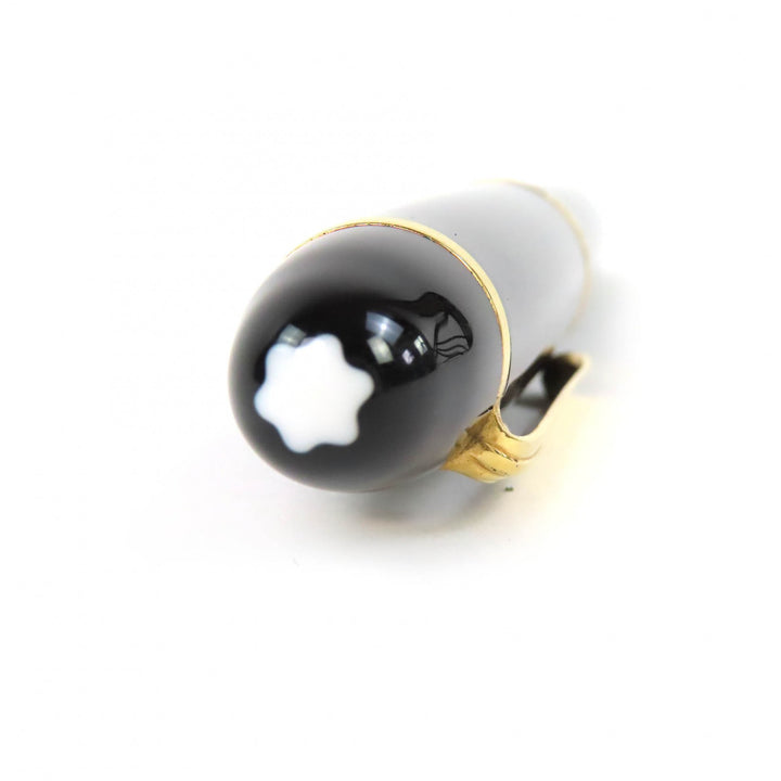 Very Good MONTBLANC fountain pen Meisterstück 149 white star black 18K mens