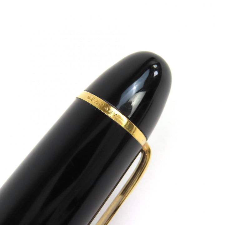 Very Good MONTBLANC fountain pen Meisterstück 149 white star black 18K mens