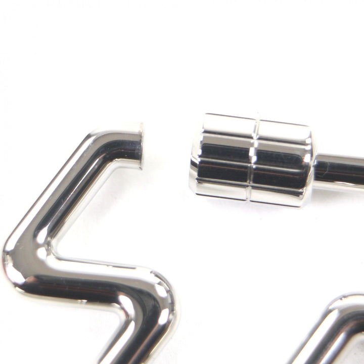 Pristine HERMES key ring H to speed key ring Silver mens