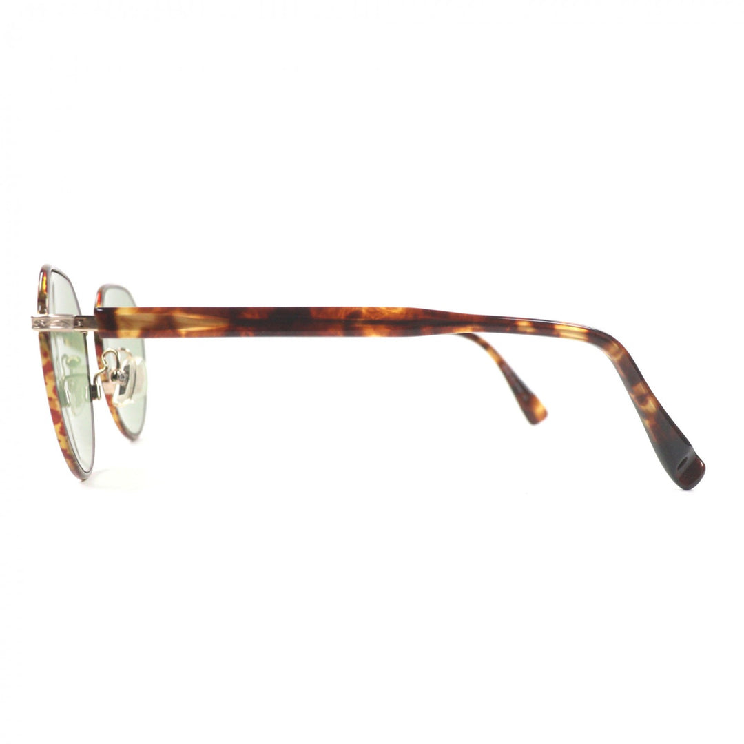 Excellent 金子眼鏡 sunglasses Clear brown Titanium mens KOS-32