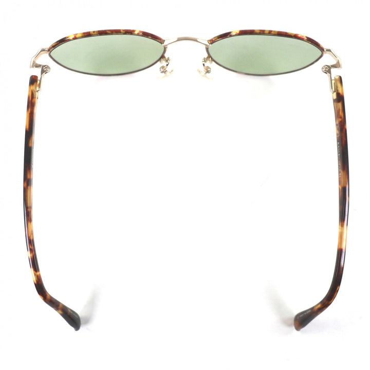 Excellent 金子眼鏡 sunglasses Clear brown Titanium mens KOS-32