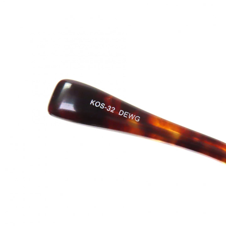 Excellent 金子眼鏡 sunglasses Clear brown Titanium mens KOS-32